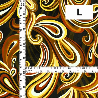 Flamenco Fabric / Paisley / JKF-105-BKYE