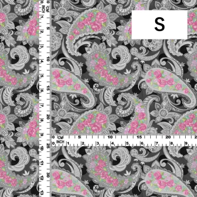 Flamenco Fabric / Paisley / JKF-107-BKPI