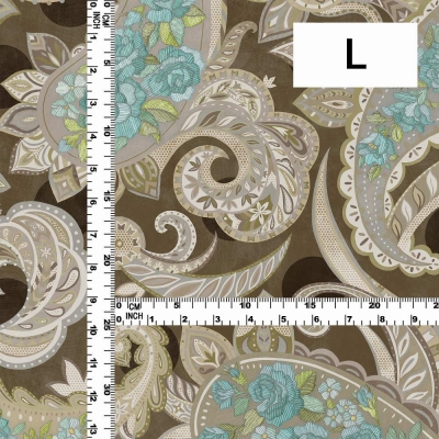 Flamenco Fabric / Paisley / JKF-107-BRTBL