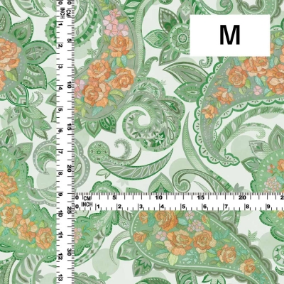 Flamenco Fabric / Paisley / JKF-107-GROR