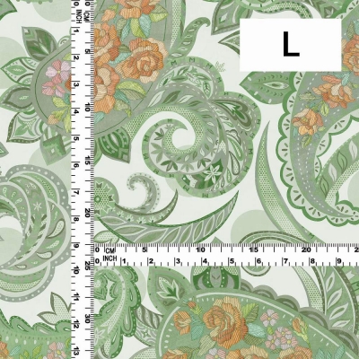 Flamenco Fabric / Paisley / JKF-107-GROR