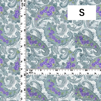 Flamenco Fabric / Paisley / JKF-107-GYPU