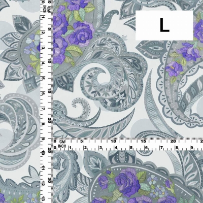 Flamenco Fabric / Paisley / JKF-107-GYPU