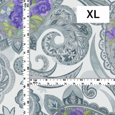 Flamenco Fabric / Paisley / JKF-107-GYPU