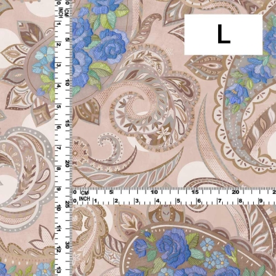 Flamenco Fabric / Paisley / JKF-107-PIBEBL