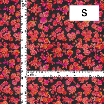 Flamenco Fabric / Rose / JKF-183-BK