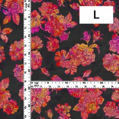 Flamenco Fabric / Rose / JKF-183-BK
