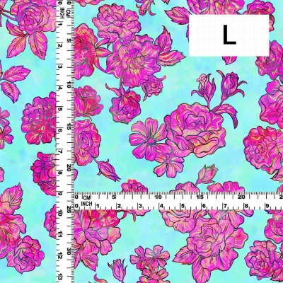Flamenco Fabric / Rose / JKF-183-LBL