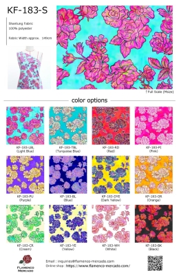 Flamenco Fabric Swatch / JKF-183