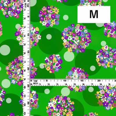 Flamenco Fabric / Floral &Dots / JKF-185-GR