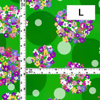 Flamenco Fabric / Floral &Dots / JKF-185-GR