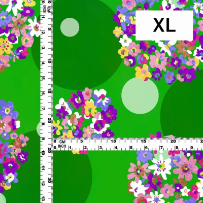 Flamenco Fabric / Floral &Dots / JKF-185-GR