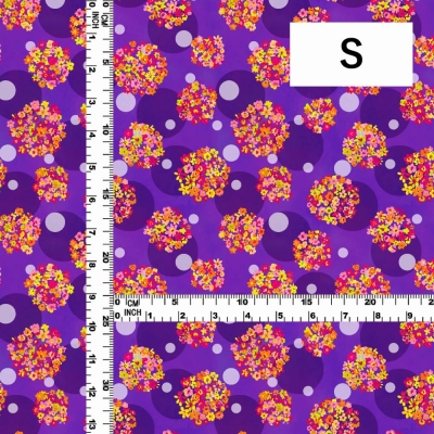 Flamenco Fabric / Floral & Dots / JKF-185-PU