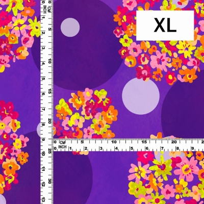 Flamenco Fabric / Floral & Dots / JKF-185-PU