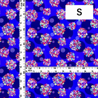 Flamenco Fabric / Floral & Dots / JKF-185-RBL