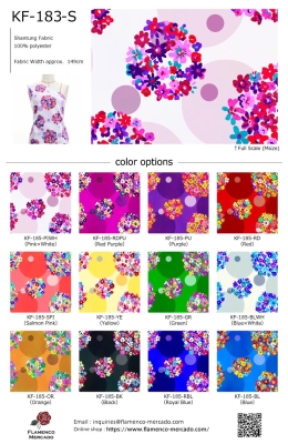 Flamenco Fabric Swatch / JKF-185