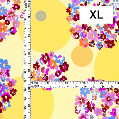 Flamenco Fabric / Floral & Dots / JKF-185-YE