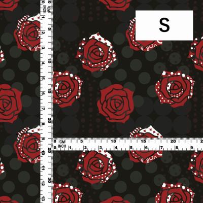 Flamenco Fabric / Rose & Dots / JKF-187-BK