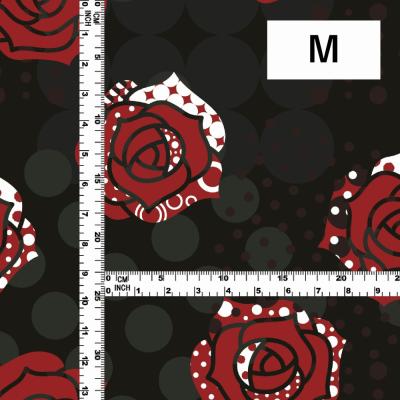 Flamenco Fabric / Rose & Dots / JKF-187-BK