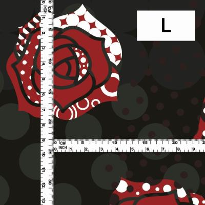 Flamenco Fabric / Rose & Dots / JKF-187-BK