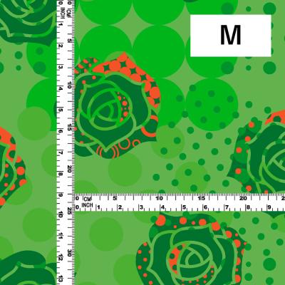 Flamenco Fabric / Rose & Dots / JKF-187-GR
