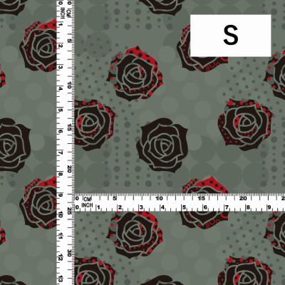 Flamenco Fabric / Rose & Dots / JKF-187-GY