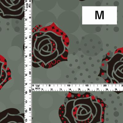 Flamenco Fabric / Rose & Dots / JKF-187-GY