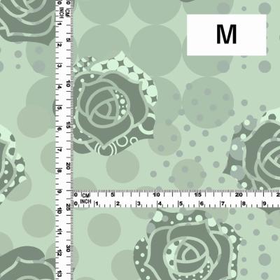 Flamenco Fabric / Rose & Dots / JKF-187-LGY