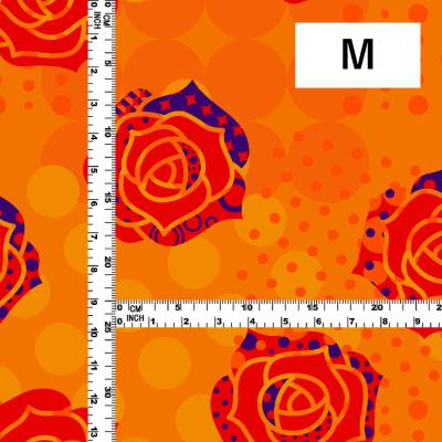 Flamenco Fabric / Rose & Dots / JKF-187-OR