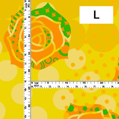 Flamenco Fabric / Rose & Dots / JKF-187-YE