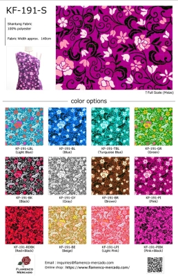 Flamenco Fabric Swatch / JKF-191