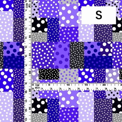 Flamenco Fabric / Dots & Patchwork Style / JKF-195-PU