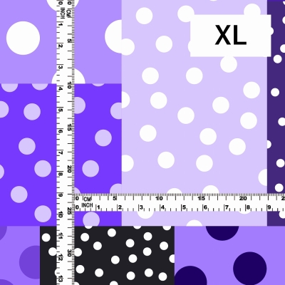 Flamenco Fabric / Dots & Patchwork Style / JKF-195-PU