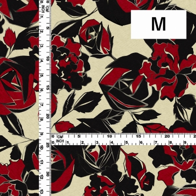 Flamenco Fabric / Rose / JKF-199-RD