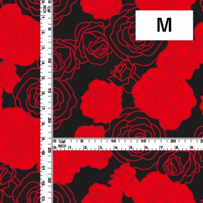 Flamenco Fabric / Rose / JKF-540-BKRD