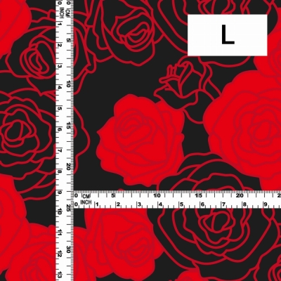 Flamenco Fabric / Rose / JKF-540-BKRD