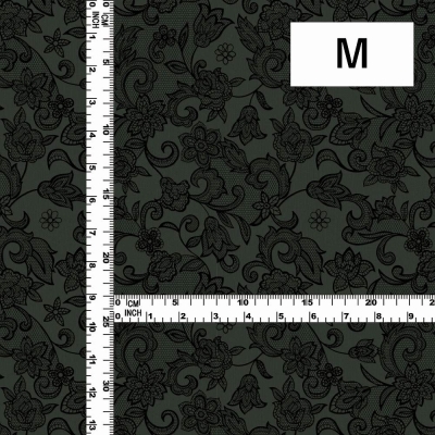 Flamenco Fabric / Lace Print / JKF-700-BK