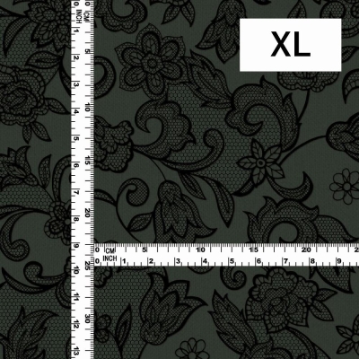Flamenco Fabric / Lace Print / JKF-700-BK