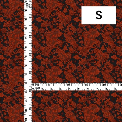 Flamenco Fabric / Lace Print / JKF-700-BKRD