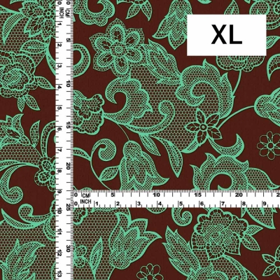 Flamenco Fabric / Lace Print / JKF-700-BRLGR