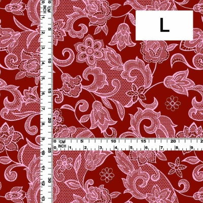Flamenco Fabric / Lace Print / JKF-700-DRDPI