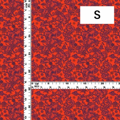 Flamenco Fabric / Lace Print / JKF-700-ORBL