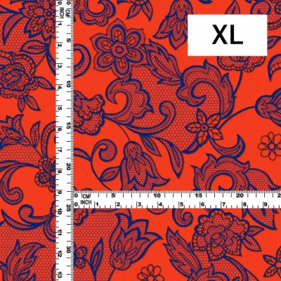 Flamenco Fabric / Lace Print / JKF-700-ORBL