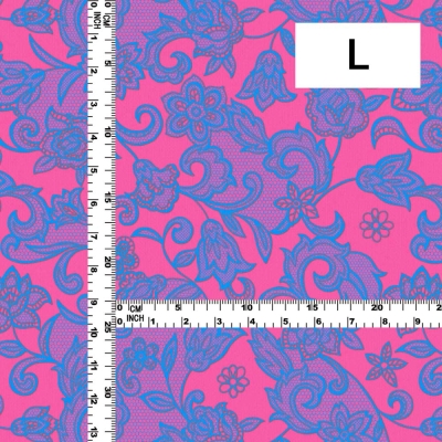 Flamenco Fabric / Lace Print / JKF-700-PIBL