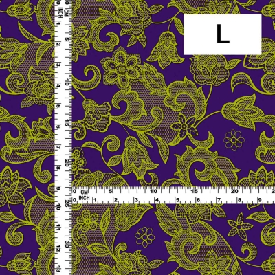 Flamenco Fabric / Lace Print / JKF-700-PUYE