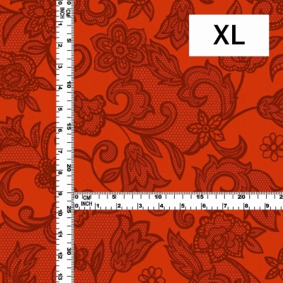 Flamenco Fabric / Lace Print / JKF-700-RD