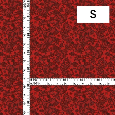 Flamenco Fabric / Lace Print / JKF-700-RDBK