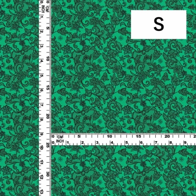 Flamenco Fabric / Lace Print / JKF-700-TBLBK