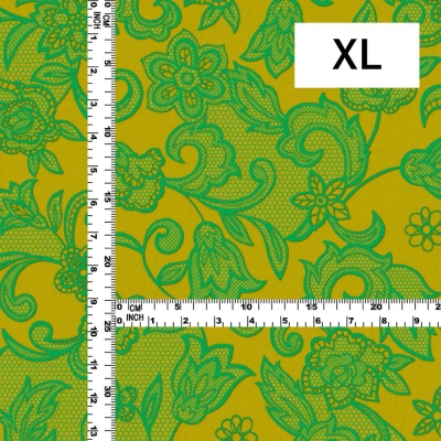 Flamenco Fabric / Lace Print / JKF-700-YETBL