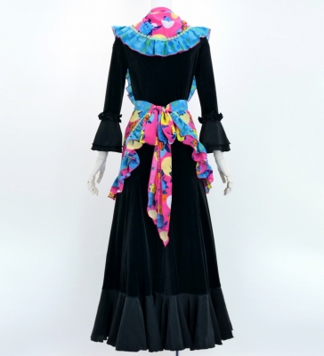 Flamenco Apron and Shawl Set / Roses / Pink / JPA-26